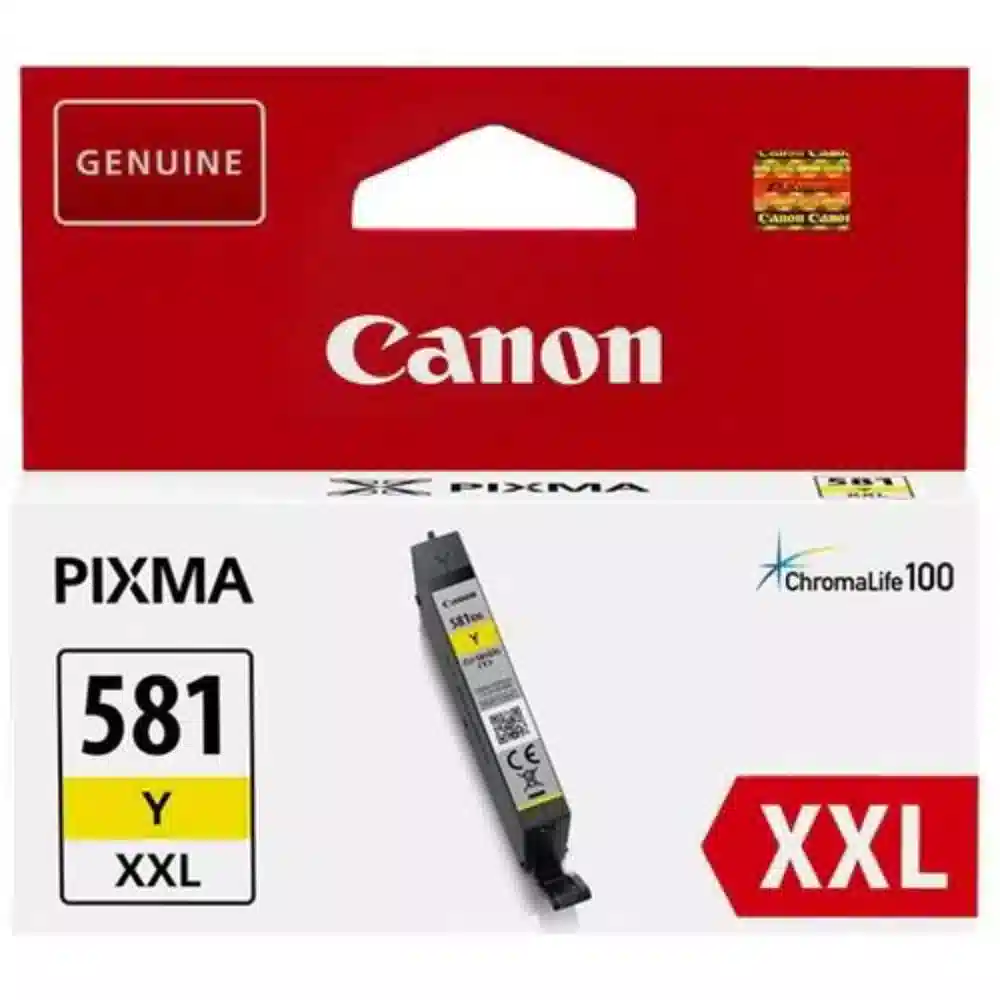 Žuta originalna Canon tinta za PIXMA uređaje TS705, TS8350, TS9550, TS6350.