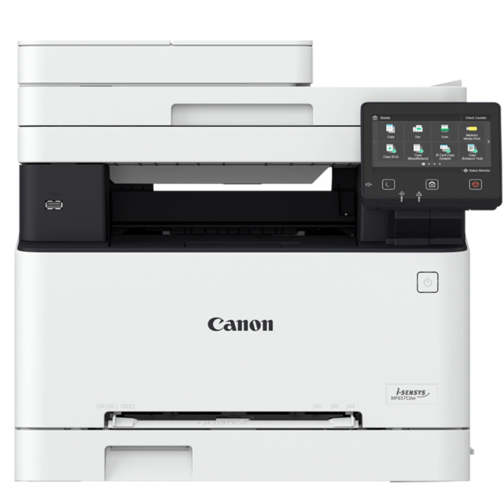 Laserski multifunkcijski uredski uređaj u boji MF657cdws opcijama printanja, skeniranja, kopiranja i faksiranja.