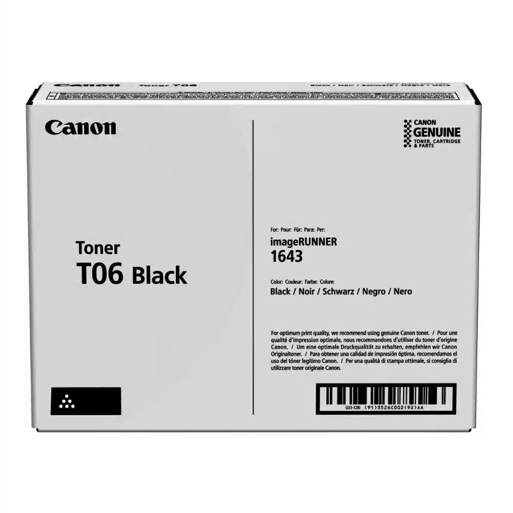 Originalni toner T06 BLACK kapaciteta 20 500 ispisa za uređaj iR1643